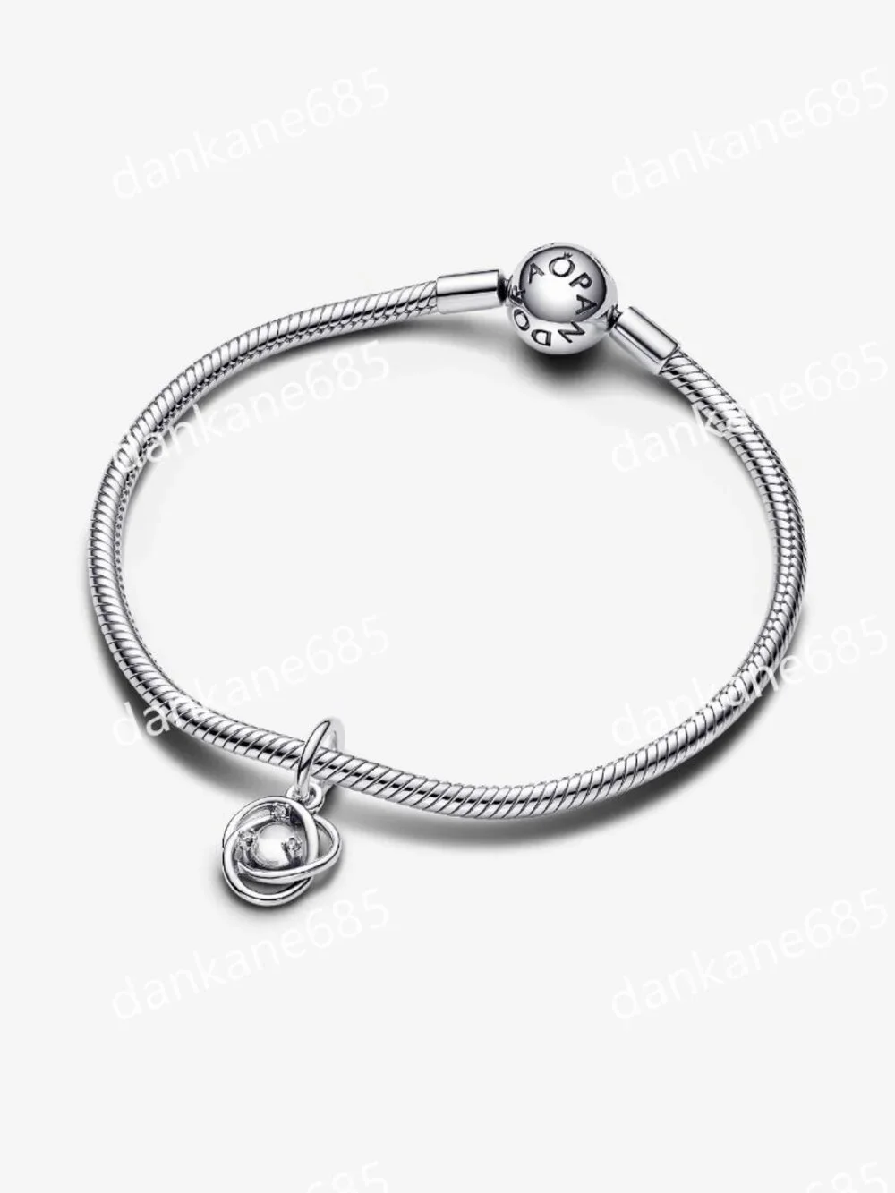 Pandora Clear Eternity Circle Dangle Charm